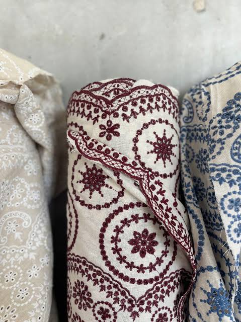 tissu rosace